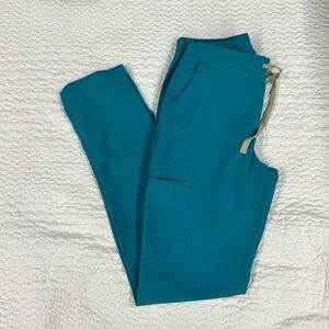 Figs teal Yola scrub bottom. Extra small/tall